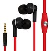 Power Up! Earbuds Flat Cord w/mic-Blk 192-531307